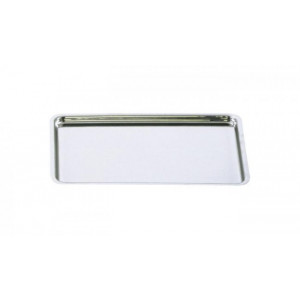 Plateau inox 30 x 21 cm - Inox poli brillant -