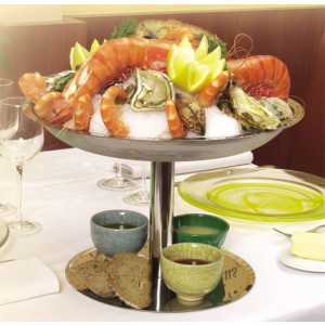 Plateau pour fruits de mer diamètre 36 cm - Diamètre : 36 cm