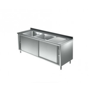 Plonge inox sur meuble - Plonge inox sur meuble 1 bac