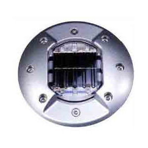 https://www.techni-contact.site/ressources/images/produits/merchandising/plots-routier-lumineux-solaire-91342425-1.jpg - 3 ou 6 LEDS – Diamètre : 145 mm – En Aluminium