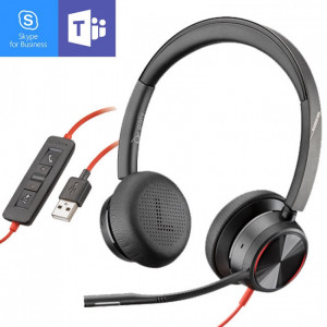 Poly - Blackwire 8225 USB-A MS - Casque Téléphone Filaire - PLB8225AM-Poly