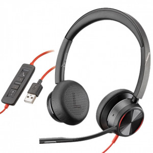 Poly - Blackwire 8225 USB-A UC - Casque Téléphone Filaire - PLB8225A-Poly