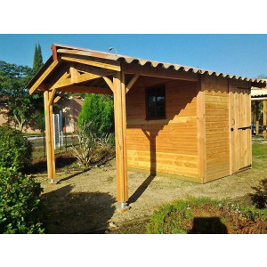 Pool house en bois - Hauteur de 2 à 4 mètres