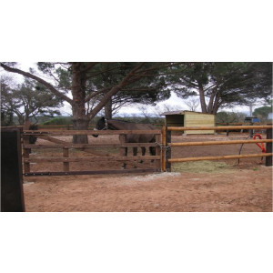 Portail pour clôture équestre - Un vantail : 1m40 de hauteur