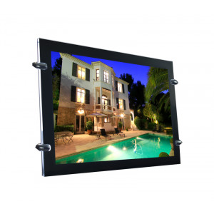 Porte affiche LED format A4 - Puissance lumineuse LED : 5000 Lux