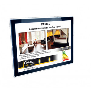 Porte affiche lumineux LED C21 ONE - Puissance lumineuse LED : 5 000 Lux