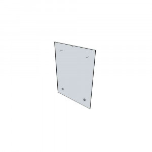 https://www.techni-contact.site/ressources/images/produits/merchandising/porte-affiche-mural-en-plexi-42721721-1.jpg - Plexiglas de épai 3 mm - 3 formats disponibles - Lot de 3 pièces