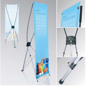 Porte-affiches aluminium sur pied - 3 formats: 60 x 160 cm - 80 x 160 cm -120 x 200 cm