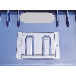 Porte étiquettte caisse et bac - Porte étiquette transparente