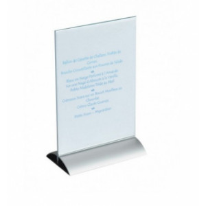 https://www.techni-contact.site/ressources/images/produits/merchandising/porte-menu-de-table-socle-acier-14683152-1.jpg - Acier Aluminium - Format : A5 ou A 4 - Socle acier