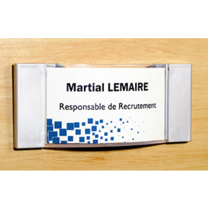 Porte nom en polypropylène - Polypropylène - Lot de 5 porte-nom