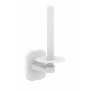 https://www.techni-contact.site/ressources/images/produits/merchandising/porte-papier-de-reserve-mural-13152764-1.jpg - Zinc - Finition: Blanc mat - Fixation murale