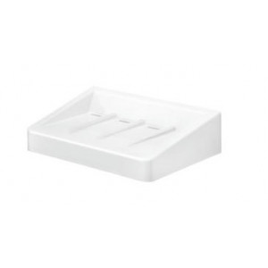 https://www.techni-contact.site/ressources/images/produits/merchandising/porte-savon-en-abs-blanc-57575953-1.jpg - ABS blanc - Dimensions (L x P x H) : 105 x 130 x 40 mm