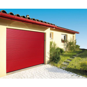 Porte sectionnelle garage - En acier double parois - Fonctionnement silencieux