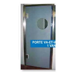 Porte va et vient en polyéthylène - Vantail va et vient en polyéthylène haute densité (PE HD 500) et de qualité