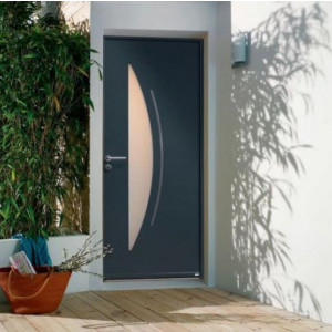 Portes d'entrée - Extérieur en aluminium thermolaqué