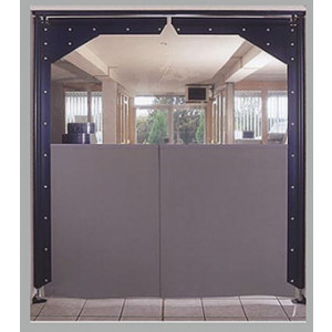 Portes souples battantes - Porte industrielle en PVC souple