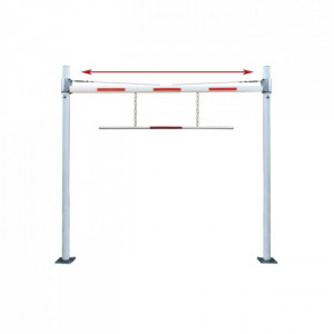 https://www.techni-contact.site/ressources/images/produits/merchandising/portique-fixe-universel-reglable-33471327-1.jpg - Hauteur de passage réglable jusqu'à : 3,80 m