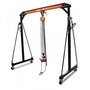 https://www.techni-contact.site/ressources/images/produits/merchandising/portique-mobile-a-4-roues-78587417-1.jpg - Capacité de charge : 1 tonne - .réf : 6172100