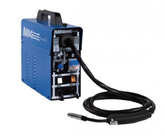 Poste à souder MIG 230 V - Tension de réseau: 230 V - Puissance absorbée: 1.9 KVA - Tension à vide: 17-23.5V