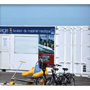 Poste de secours plage - Surveillance des plages  -  Adapté aux PMR