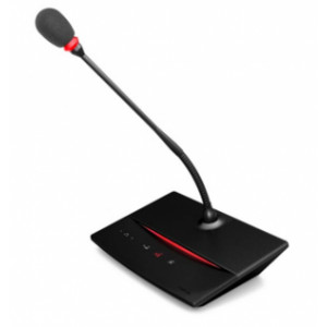 Poste filaire à poser - Bas-parleur - Microphone fixe de 30 cm anti-GSM
