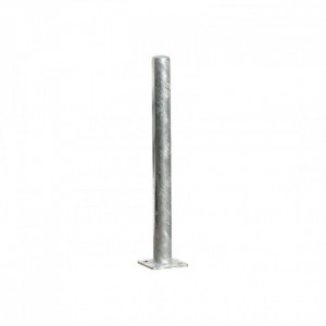 Poteau de protection en acier - Diamètre : 90, 114 ou 168 mm - Acier galvanisé ou peint sur zinc - Sur platines