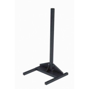 https://www.techni-contact.site/ressources/images/produits/merchandising/poteau-sur-socle-gris-manganese-67337856-1.jpg - Dim. (L x l x H) : 450 x 440 x 980 mm - Acier poudré anti-UV - Gris Manganèse