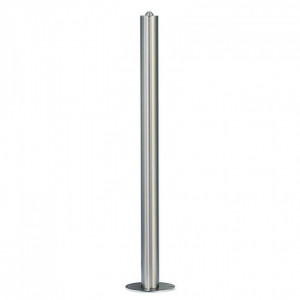 Potelet de ville inox ø 61mm - Hauteur hors sol : 900 mm - Diamètre : 61 mm - Acier inox - 5 têtes disponibles