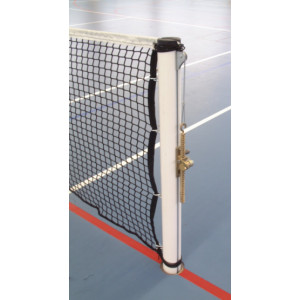 Poteaux de tennis ronds à sceller - Hauteur : 1,07 m - carré ou rond - treuil à crémaillère