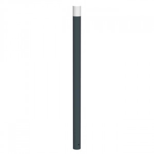 https://www.techni-contact.site/ressources/images/produits/merchandising/potelet-a-sceller-tete-bombee-pmr-1200-mm-anthracite-61865449-1.jpg - Hauteur : 1200 mm - Diamètre : 76 mm ou 90mm - - Acier poudré anti-UV