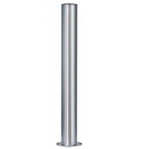 Potelet de ville inox ø 102 mm - Hauteur hors sol : 900 mm - Diamètre : 102 mm - Acier inox - 4 têtes disponibles