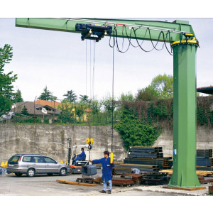 Potence éléctrique - Capacité de levage (kg) : 10.000