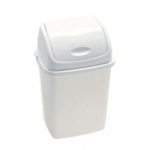 https://www.techni-contact.site/ressources/images/produits/merchandising/poubelle-a-couvercle-basculant-53874191-1.jpg - Capacité : 10 à 50 L - Polypropylène - Couvercle avec trappe basculante