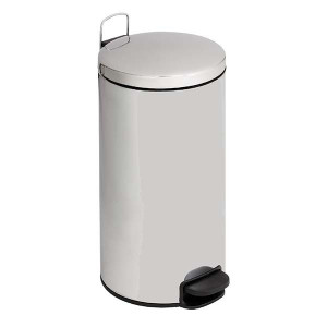 https://www.techni-contact.site/ressources/images/produits/merchandising/poubelle-a-pedale-en-inox-94475121-1.jpg - Inox AISI 430 - Capacité : 30 L - Seau intérieur en plastique