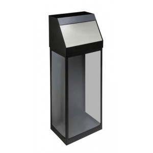 https://www.techni-contact.site/ressources/images/produits/merchandising/poubelle-a-trappe-transparente-push-inox-50-l-34153842-1.jpg - Structure en acier poudré - Capacité : 50 L - Dimensions (L x P x H) : 240 x 330 x 930 mm