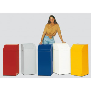 Poubelle conteneur modulable - Capacité : 45 L - Dimensions : 345 x 345 x 805 mm - Coloris au choix