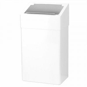 Poubelle d'hygiène féminine - Capacité : 18 L - Dim : H 507 x L 278 x P 183 mm  - Matière : Acier inoxydable