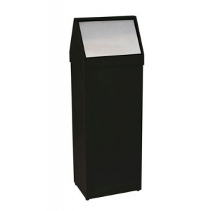 https://www.techni-contact.site/ressources/images/produits/merchandising/poubelle-d-interieur-a-trappe-push-50-l-11627133-1.jpg - Acier inox ou acier poudré époxy - Capacité : 50 L - A poser