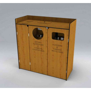 https://www.techni-contact.site/ressources/images/produits/merchandising/poubelle-tri-selectif-5-flux-38342214-1.jpg - 5 flux - Dimensions (hors tout) : 1180 x 500 x 1200 – A poser