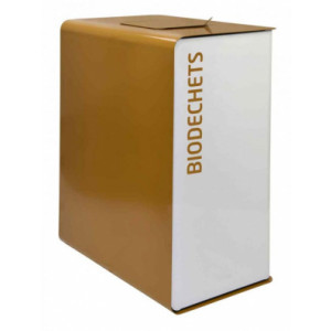 https://www.techni-contact.site/ressources/images/produits/merchandising/poubelle-tri-selectif-biodechets-40-l-99423794-1.jpg - Capacité : 2 X 20 L- Fabrication française - Acier poudré anti-UV