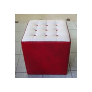 Pouf capitonné pour bar restaurant - Pouf carré 44/44