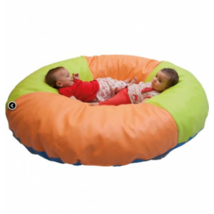 Pouf coussin rond très moelleux - 6 mois à 18 mois