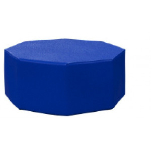 Pouf octogonal crèche - L450 mm x H170 mm x P400 mm