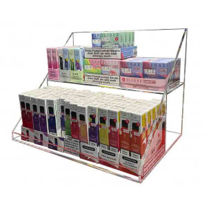 https://www.techni-contact.site/ressources/images/produits/merchandising/presentoir-de-comptoir-en-acrylique-pour-e-cigarettes-61642389-1.jpg - Dimensions (L x P x H) : 400 x 300 x 300 mm - En acrylique transparent