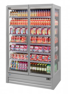 Présentoir réfrigéré à boissons - Capacité : 674 à 1345 L - Température : -1° / +4° C -  2 à 4 Portes