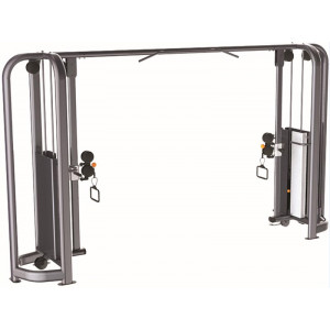 Presse de musculation Crossover Vis-à-vis en acier - Charge max : 132 Kg - Dimensions L x l x H : 3890 x 790 x 2210 mm