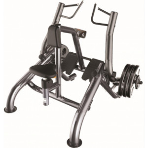 Presse de musculation Rowing horizontal en acier - Charge max : 200 Kg - Norme européenne EN957