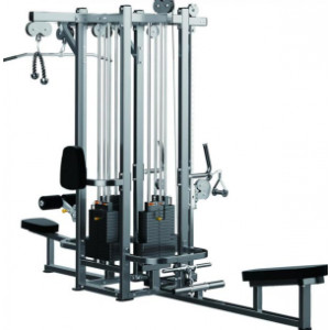 Presse de musculation tour 4 postes - Pour 4 personnes