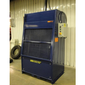Presse verticale à pneus - Force de compression : 8 tonnes
